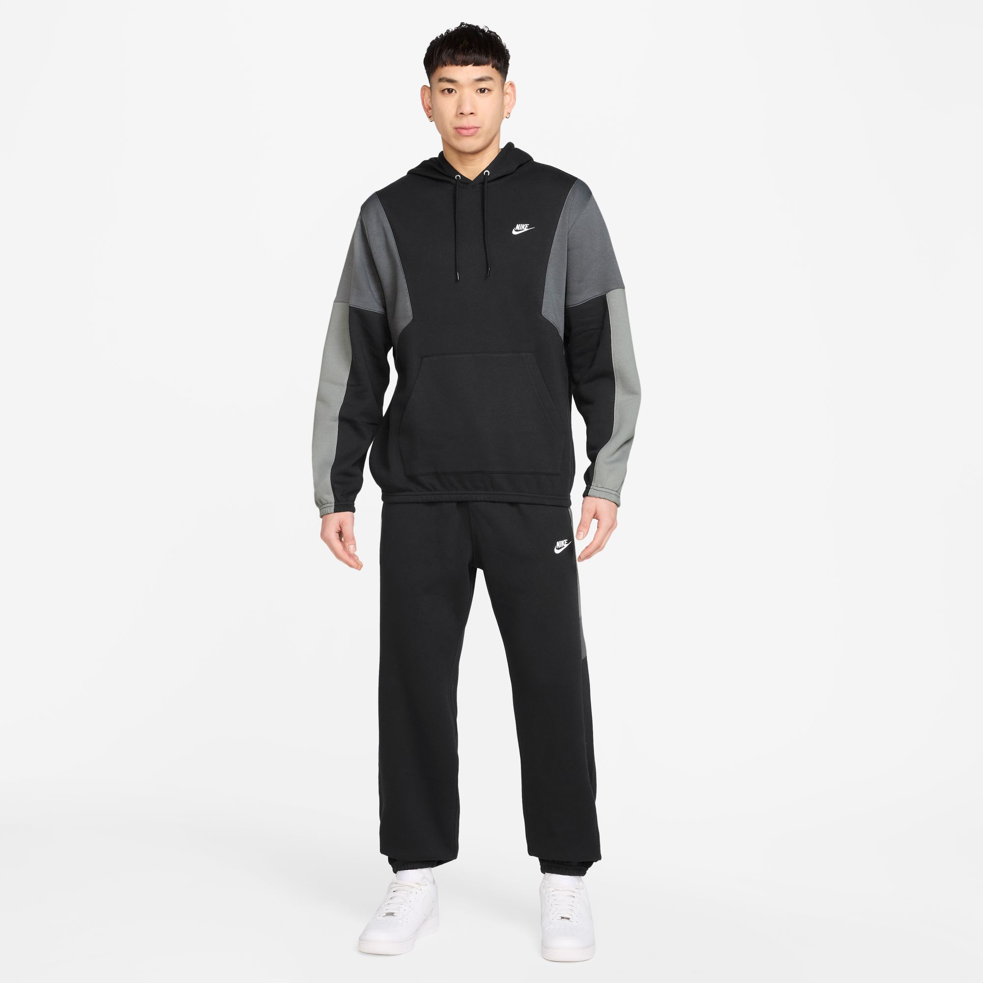 M NK CLUB FLEECE HDED TRACK GX