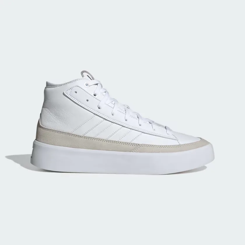 ZNSORED HI PREM LEATHER FTWWHT/FTWWHT/FTWWHT