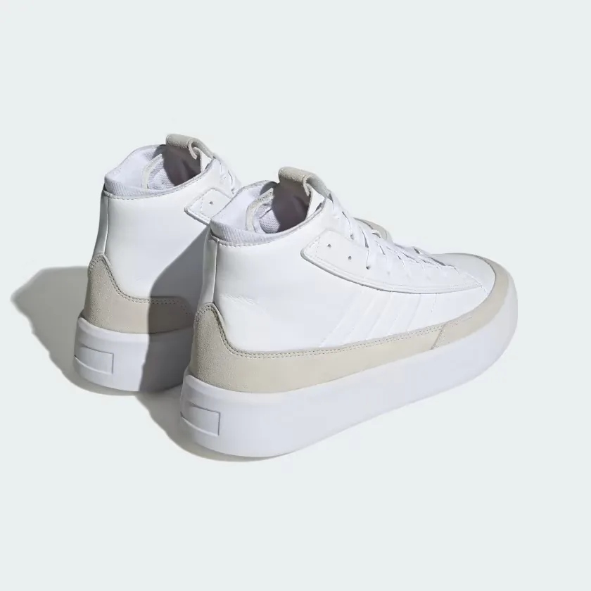 ZNSORED HI PREM LEATHER FTWWHT/FTWWHT/FTWWHT