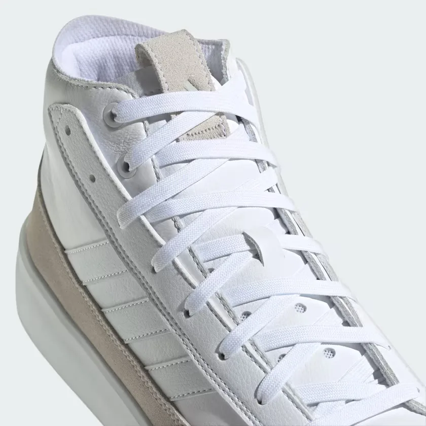 ZNSORED HI PREM LEATHER FTWWHT/FTWWHT/FTWWHT
