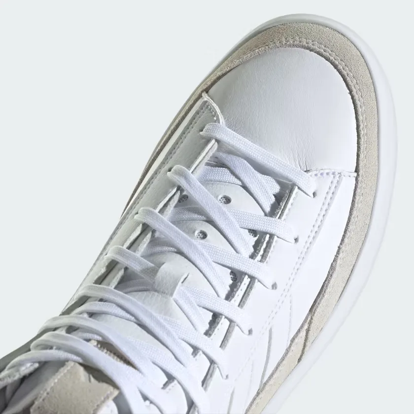 ZNSORED HI PREM LEATHER FTWWHT/FTWWHT/FTWWHT