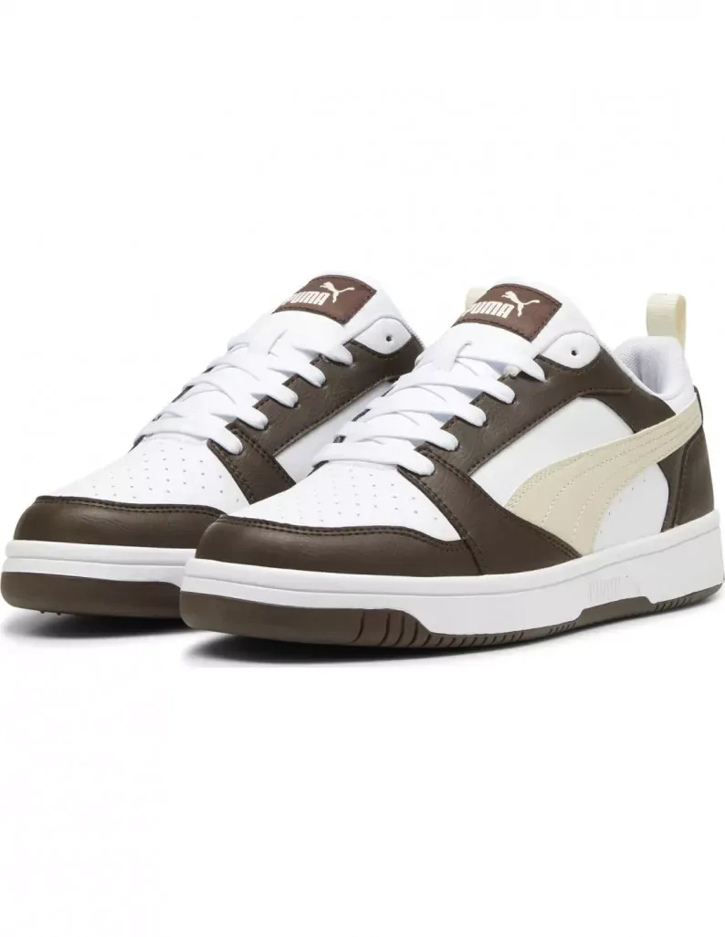 REBOUND V6 LOW / Espresso Brown-Alpine Snow-PUMA White
