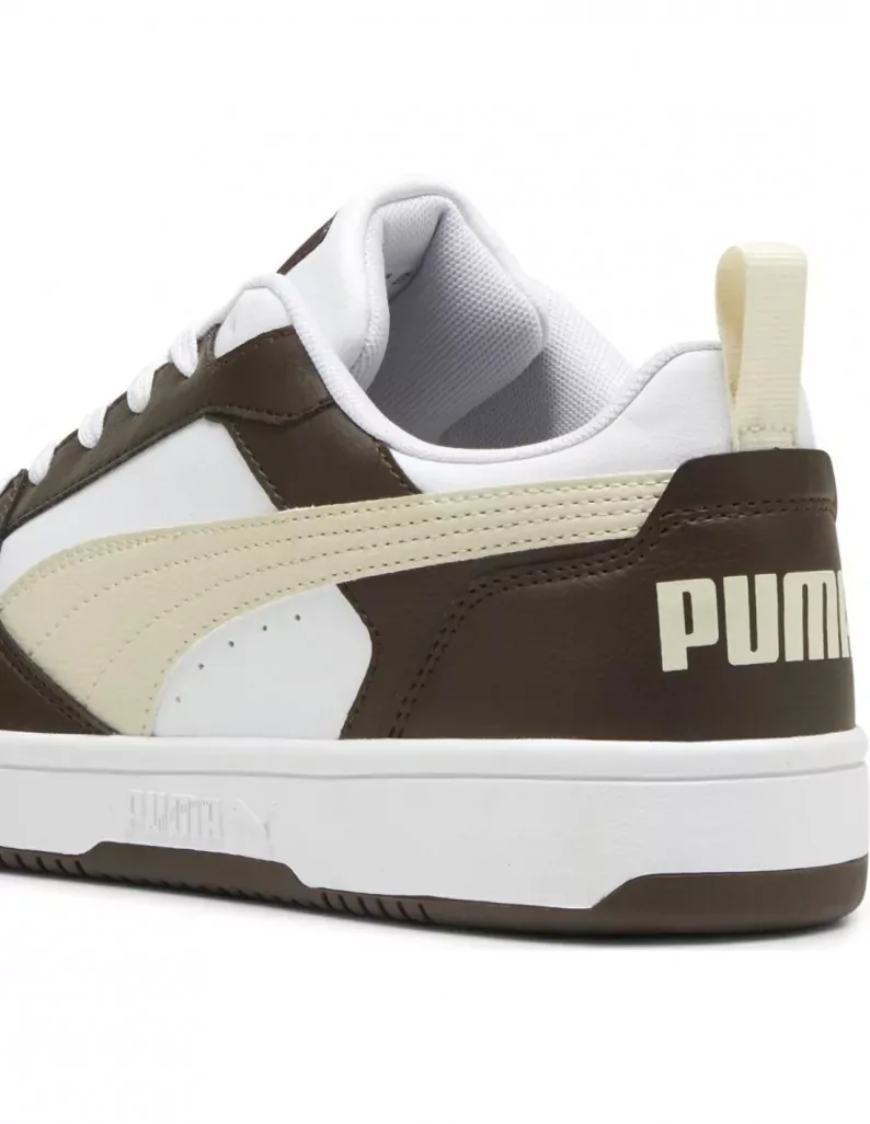 REBOUND V6 LOW / Espresso Brown-Alpine Snow-PUMA White