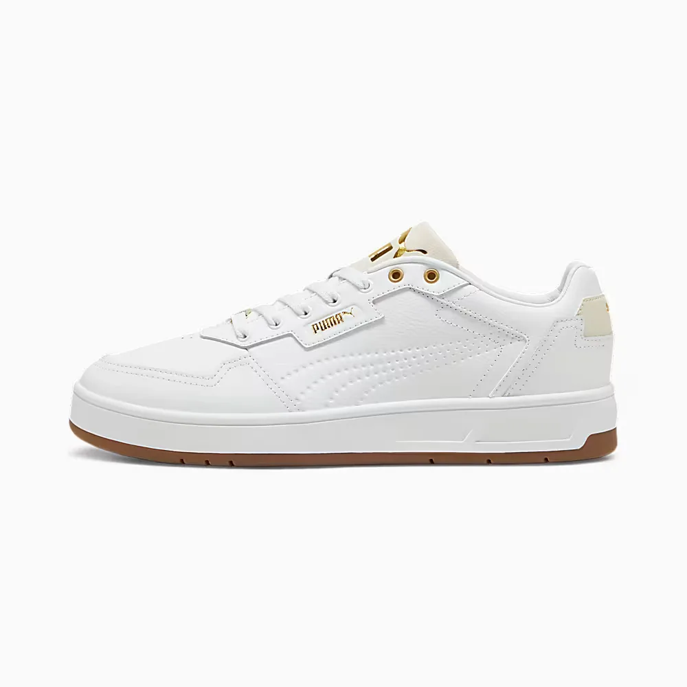 COURT CLASSIC LUX / PUMA White-Alpine Snow-PUMA Gold