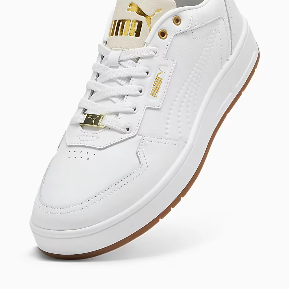 COURT CLASSIC LUX / PUMA White-Alpine Snow-PUMA Gold
