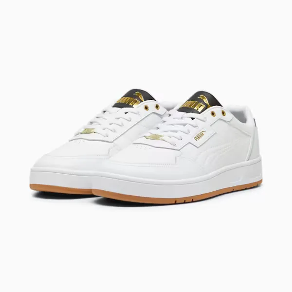 COURT CLASSIC LUX / PUMA White-Alpine Snow-PUMA Gold